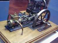 model of a horizontal steam engine at the Henry Ford Museum, 1