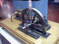 model of a horizontal steam engine at the Henry Ford Museum, 2
