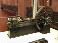 model of a horizontal steam engine at the Henry Ford Museum, 1