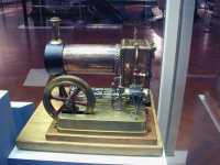model horizontal engine and boiler at the Henry Ford Museum, 1