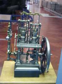 model of a table steam engine at the Henry Ford Museum, 3
