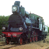 Prokudin-Gorskii color locomotive photograph