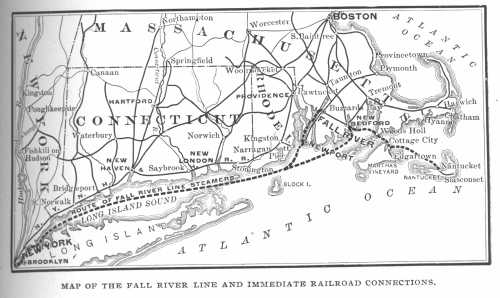 Map of the Fall River Line