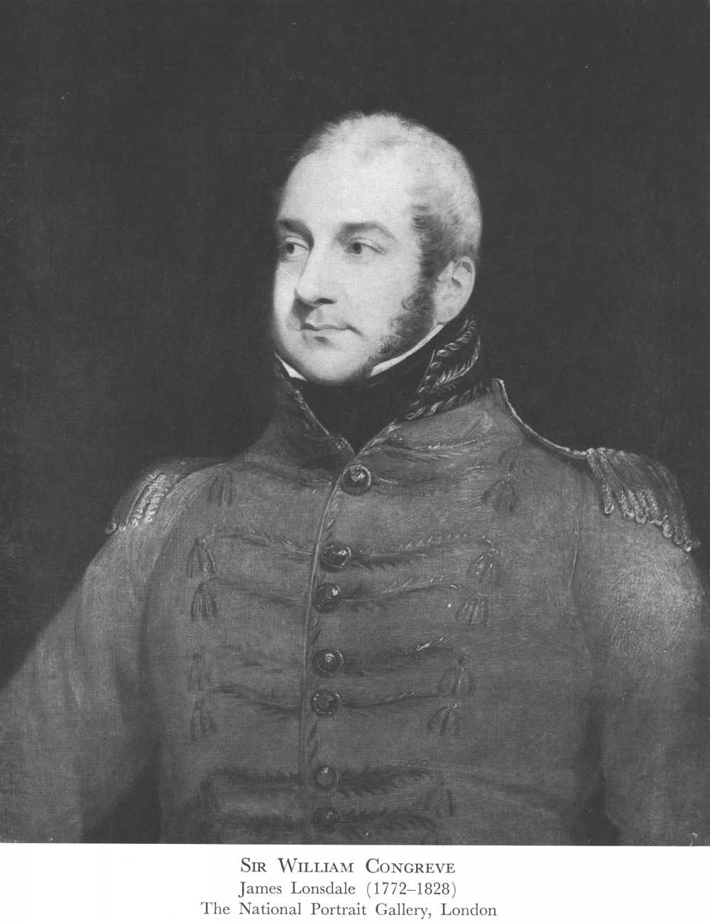 Sir William Congreve, by James Lonsdale